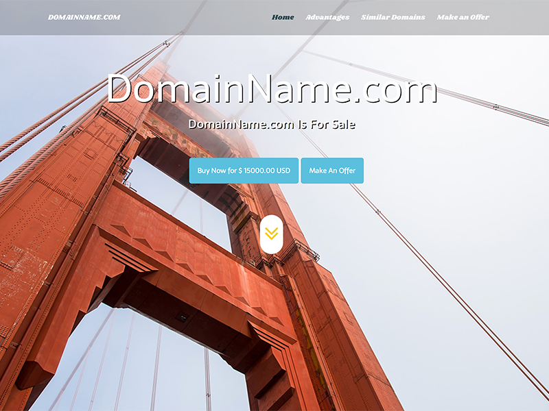 New Domain Landing Page: Big Picture